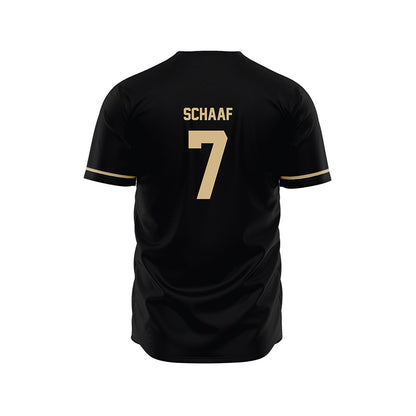 Wake Forest - NCAA Baseball : Blake Schaaf - Black Jersey-1