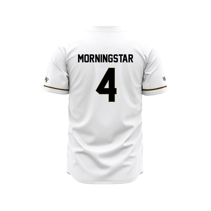 Wake Forest - NCAA Baseball : Blake Morningstar - White Jersey-1