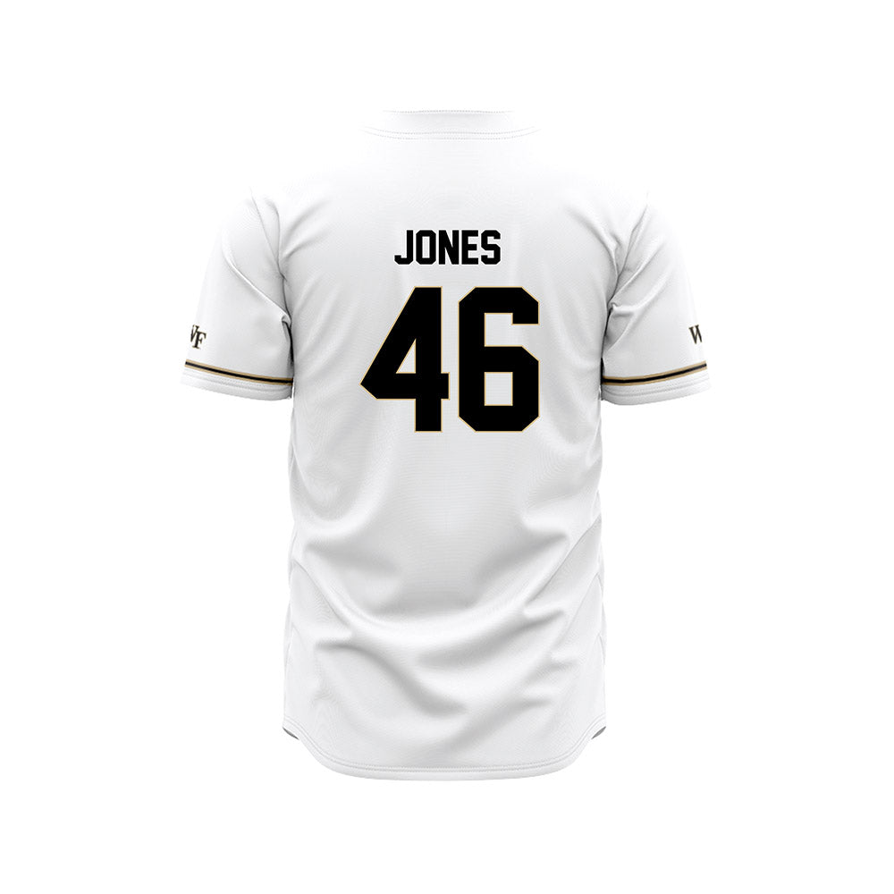 Wake Forest - NCAA Baseball : Charlie Jones - White Jersey