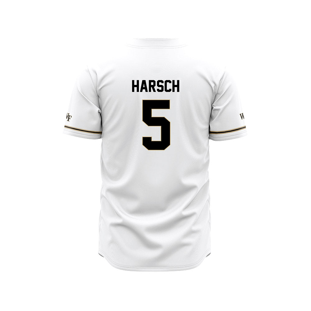 Wake Forest - NCAA Baseball : Marcelo Harsch - White Jersey-1