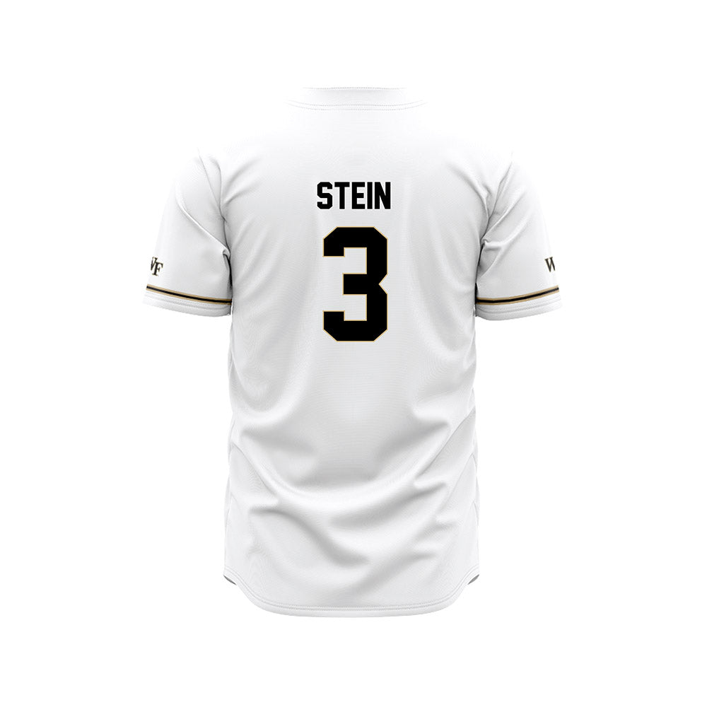 Wake Forest - NCAA Baseball : JD Stein - White Jersey-1