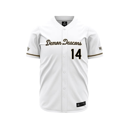 Wake Forest - NCAA Baseball : Javar Williams - White Jersey-0