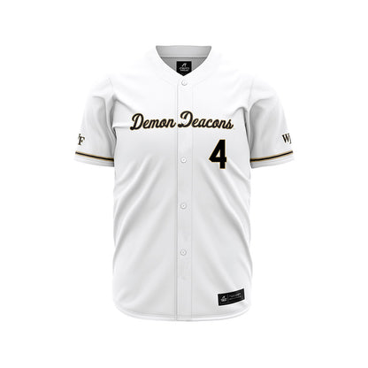 Wake Forest - NCAA Baseball : Blake Morningstar - White Jersey-0