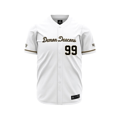 Wake Forest - NCAA Baseball : Ryan Bosch - White Jersey-0