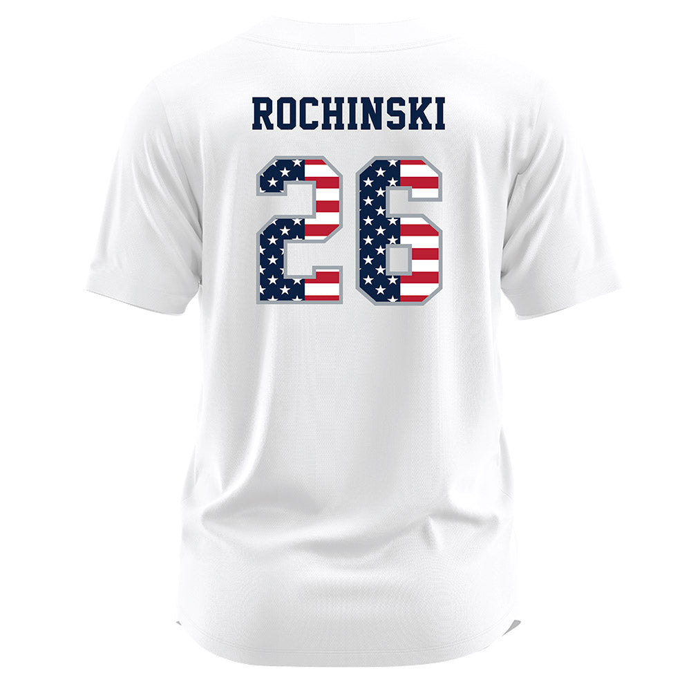 Troy - NCAA Softball : Kalee Rochinski - white Jersey-1