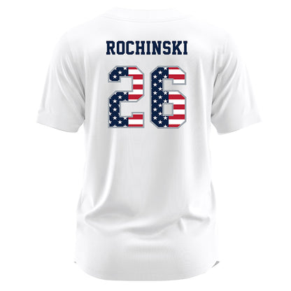 Troy - NCAA Softball : Kalee Rochinski - white Jersey-1