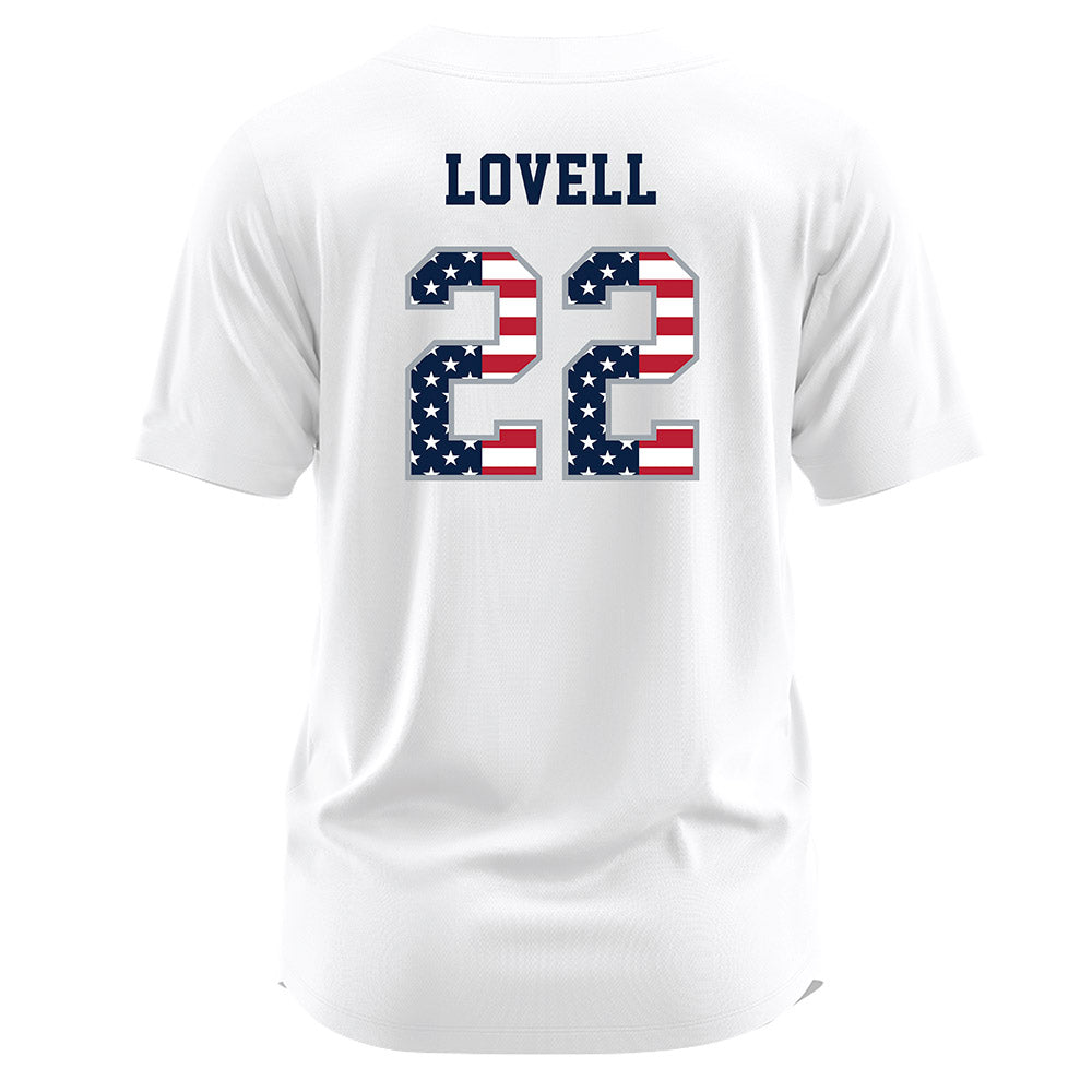 Troy - NCAA Softball : Abby Lovell - white Jersey-1