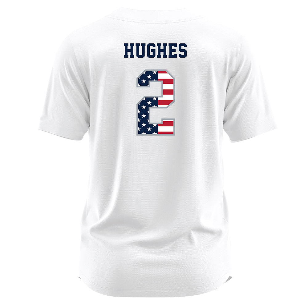 Troy - NCAA Softball : Bre Hughes - white Jersey-1