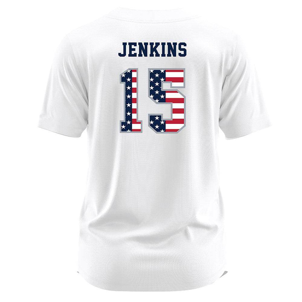 Troy - NCAA Softball : Sophia Jenkins - white Jersey-1