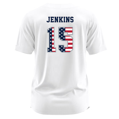 Troy - NCAA Softball : Sophia Jenkins - white Jersey-1