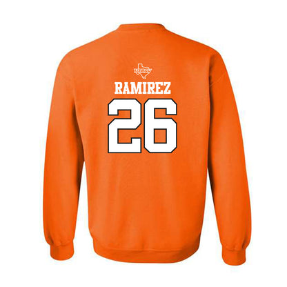 UTRGV - NCAA Baseball : Julius Ramirez - Classic Shersey Crewneck Sweatshirt-1