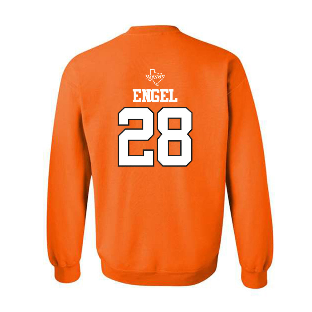 UTRGV - NCAA Baseball : Mason Engel - Classic Shersey Crewneck Sweatshirt-1