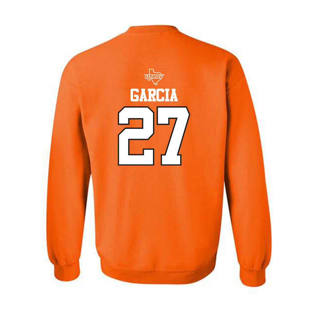 UTRGV - NCAA Baseball : Anthony Garcia - Classic Shersey Crewneck Sweatshirt-1