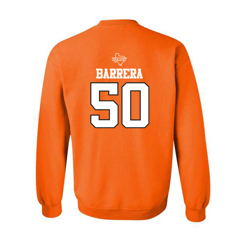 UTRGV - NCAA Baseball : Daren Barrera - Classic Shersey Crewneck Sweatshirt-1