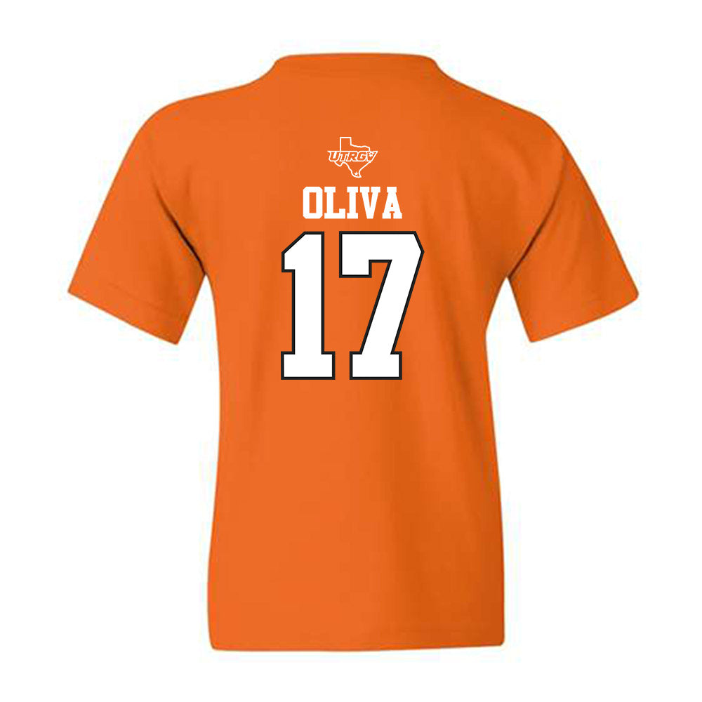 UTRGV - NCAA Baseball : Steven Oliva - Classic Shersey Youth T-Shirt-1