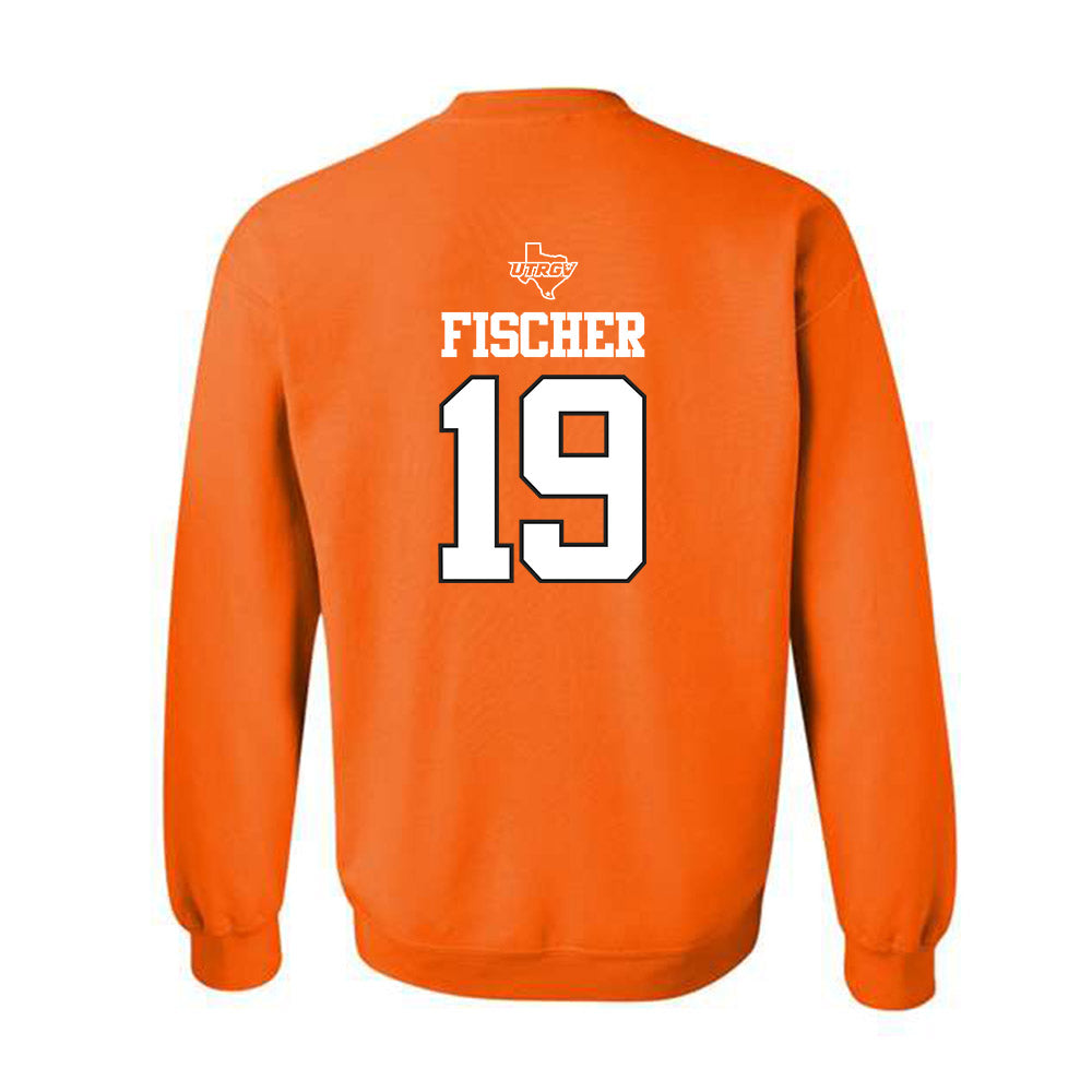 UTRGV - NCAA Baseball : Chayton Fischer - Classic Shersey Crewneck Sweatshirt-1