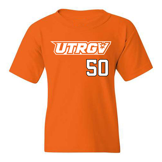 UTRGV - NCAA Baseball : Daren Barrera - Classic Shersey Youth T-Shirt-0