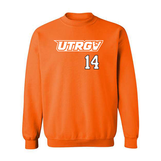 UTRGV - NCAA Baseball : Harrison Thayer - Classic Shersey Crewneck Sweatshirt-0