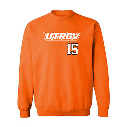 UTRGV - NCAA Baseball : Kike Cienfuegos - Classic Shersey Crewneck Sweatshirt-0