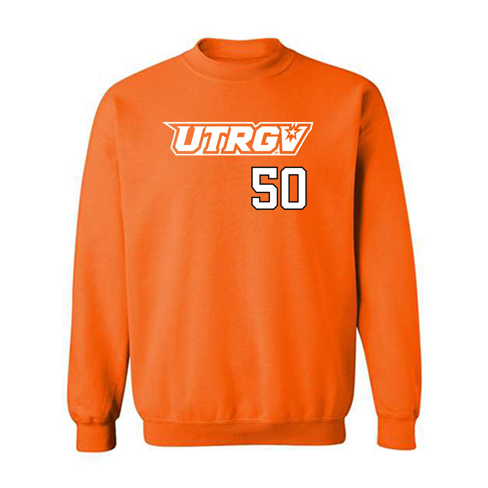 UTRGV - NCAA Baseball : Daren Barrera - Classic Shersey Crewneck Sweatshirt-0