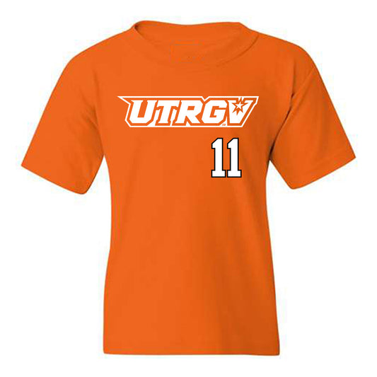 UTRGV - NCAA Baseball : Armani Raygoza - Classic Shersey Youth T-Shirt-0