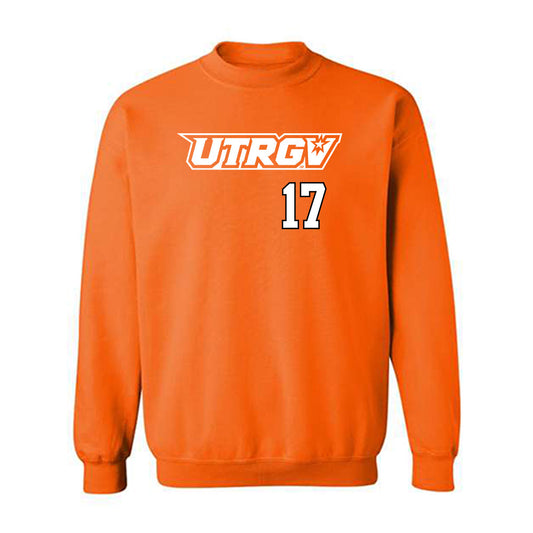UTRGV - NCAA Baseball : Steven Oliva - Classic Shersey Crewneck Sweatshirt-0