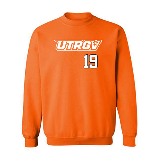 UTRGV - NCAA Baseball : Chayton Fischer - Classic Shersey Crewneck Sweatshirt-0
