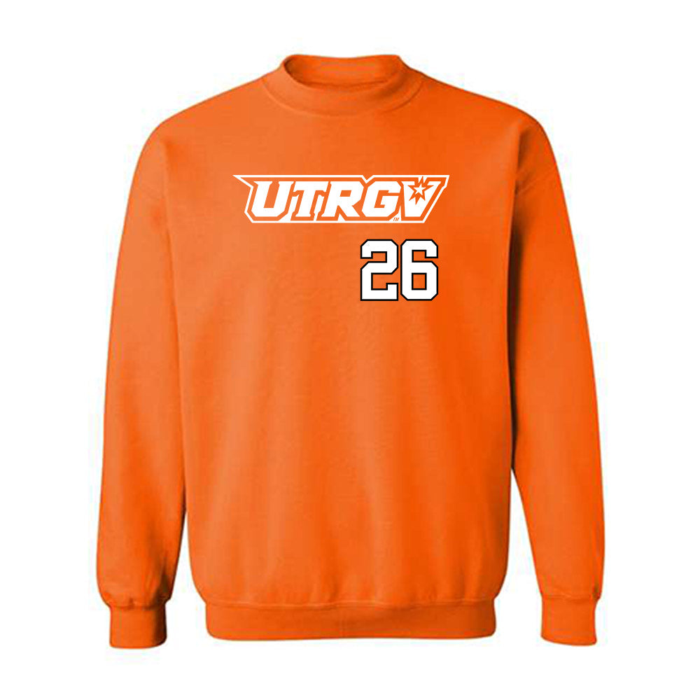 UTRGV - NCAA Baseball : Julius Ramirez - Classic Shersey Crewneck Sweatshirt-0