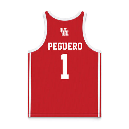 Houston - NCAA Women's Basketball : Briana Peguero - Red Basketball Jersey-1