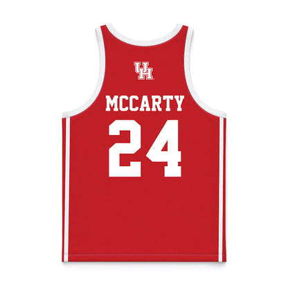 Houston - NCAA Men's Basketball : Chase McCarty - Red Basketball Jersey-1