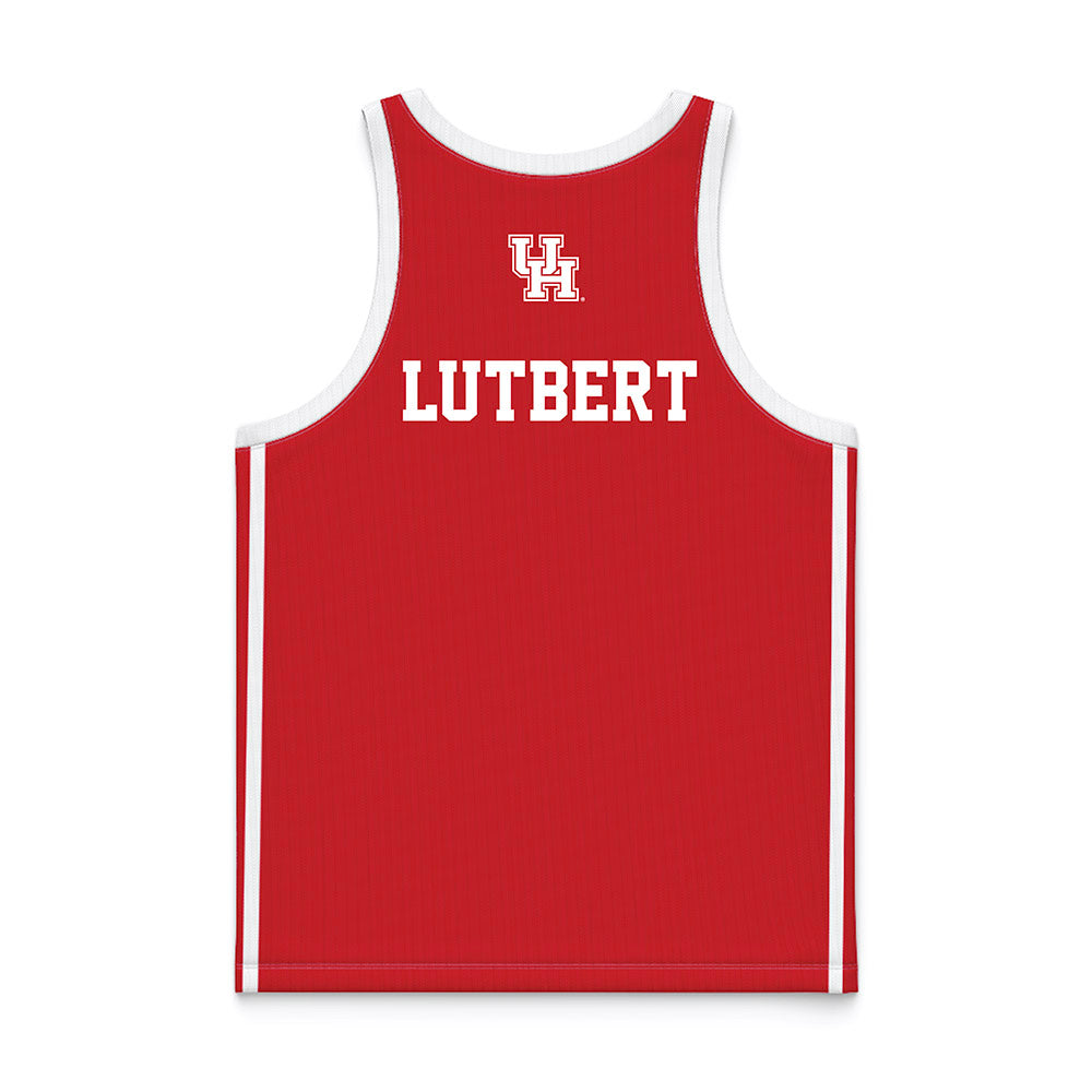 Houston - NCAA Women's Basketball : Elodie Lutbert - Red Basketball Jersey-1