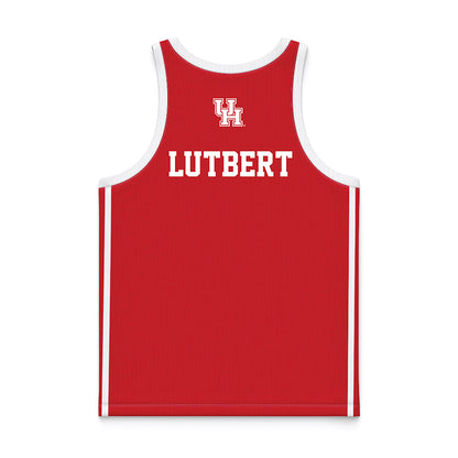 Houston - NCAA Women's Basketball : Elodie Lutbert - Red Basketball Jersey-1