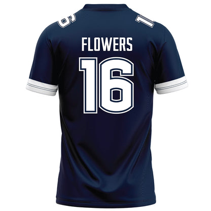UConn - NCAA Football : Kamren Flowers - Navy Football Jersey-1
