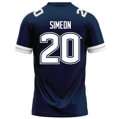 UConn - NCAA Football : Shawn Simeon - Navy Football Jersey-1
