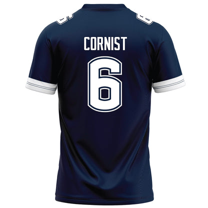 UConn - NCAA Football : Trey Cornist - Navy Football Jersey-1
