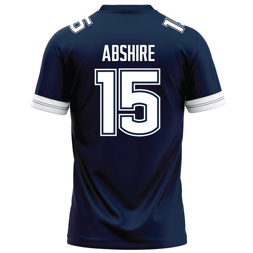 UConn - NCAA Football : Cam Abshire - Navy Football Jersey-1