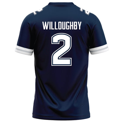 UConn - NCAA Football : Jediyah Willoughby - Navy Football Jersey-1