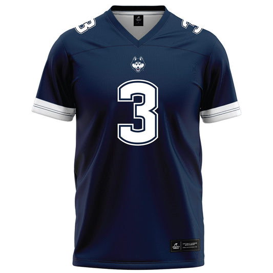 UConn - NCAA Football : Esean Carter - Navy Football Jersey-0