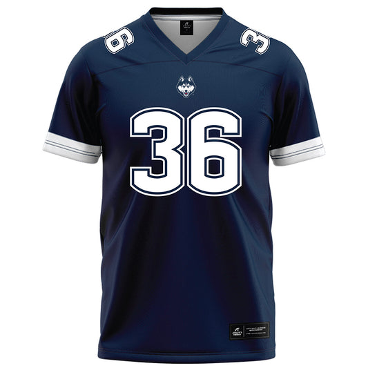 UConn - NCAA Football : Tyler Marescot - Navy Football Jersey-0