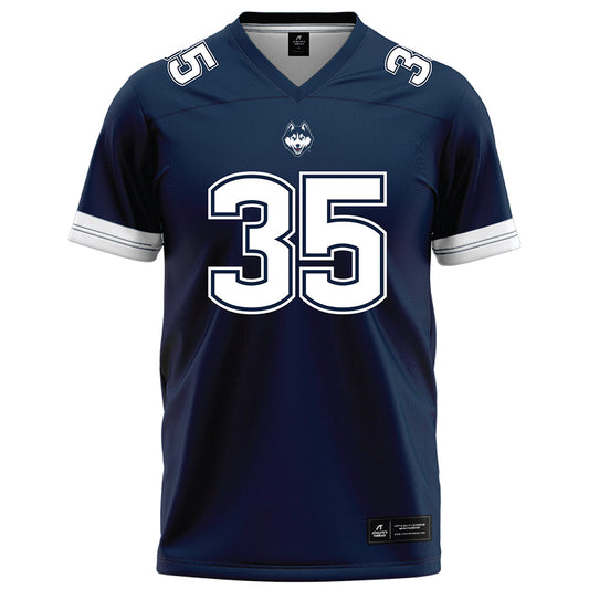 UConn - NCAA Football : Spencer Sullins - Navy Football Jersey-0