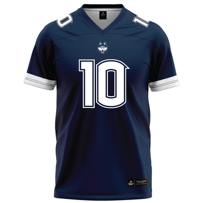 UConn - NCAA Football : Jayden Davis - Navy Football Jersey-0