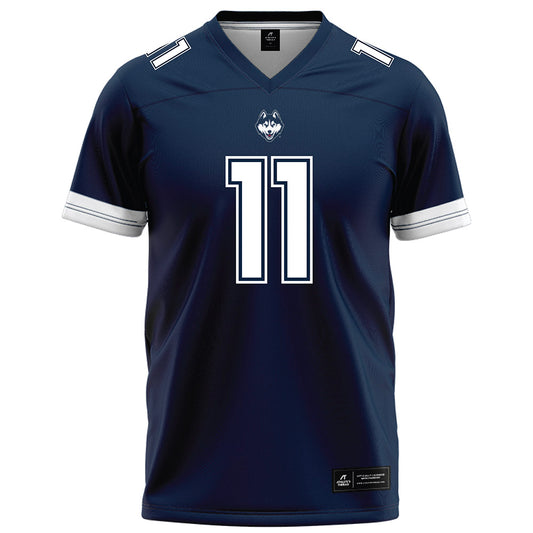UConn - NCAA Football : Ryder Treadway - Navy Football Jersey-0