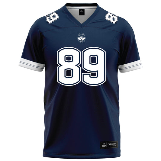 UConn - NCAA Football : Mike Baker - Navy Football Jersey-0