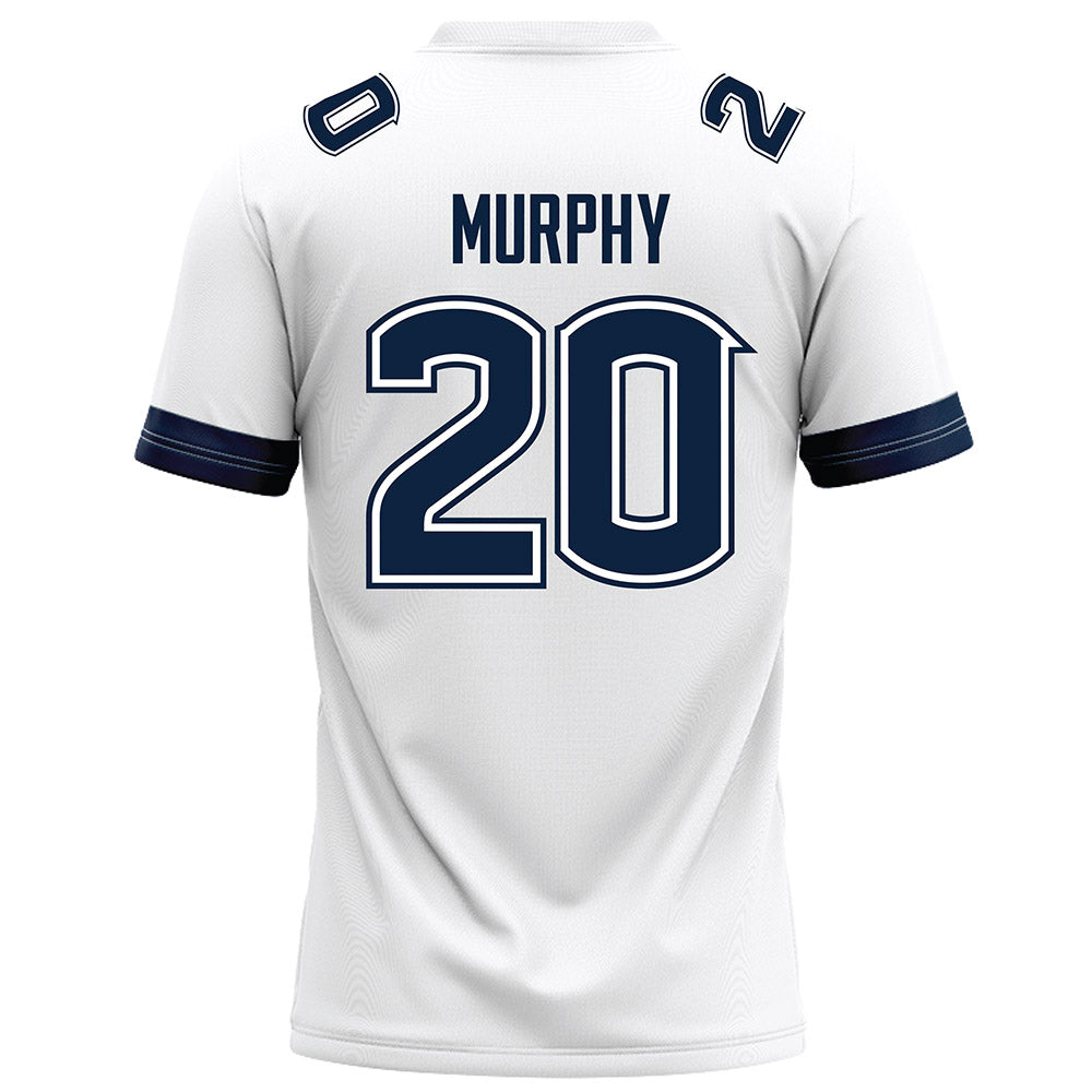 UConn - NCAA Football : Luke Murphy - White Football Jersey-1