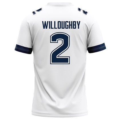 UConn - NCAA Football : Jediyah Willoughby - White Football Jersey-1