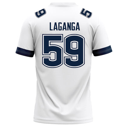 UConn - NCAA Football : David LaGanga - White Football Jersey-1