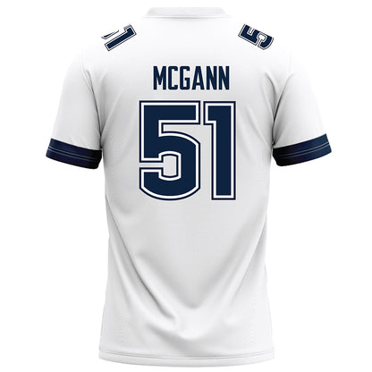 UConn - NCAA Football : Joe McGann - White Football Jersey-1