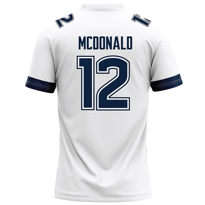UConn - NCAA Football : Tucker McDonald - White Football Jersey-1