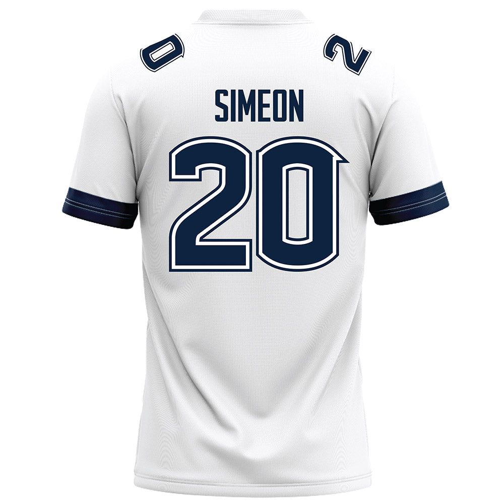 UConn - NCAA Football : Shawn Simeon - White Football Jersey-1