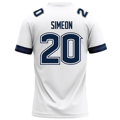 UConn - NCAA Football : Shawn Simeon - White Football Jersey-1
